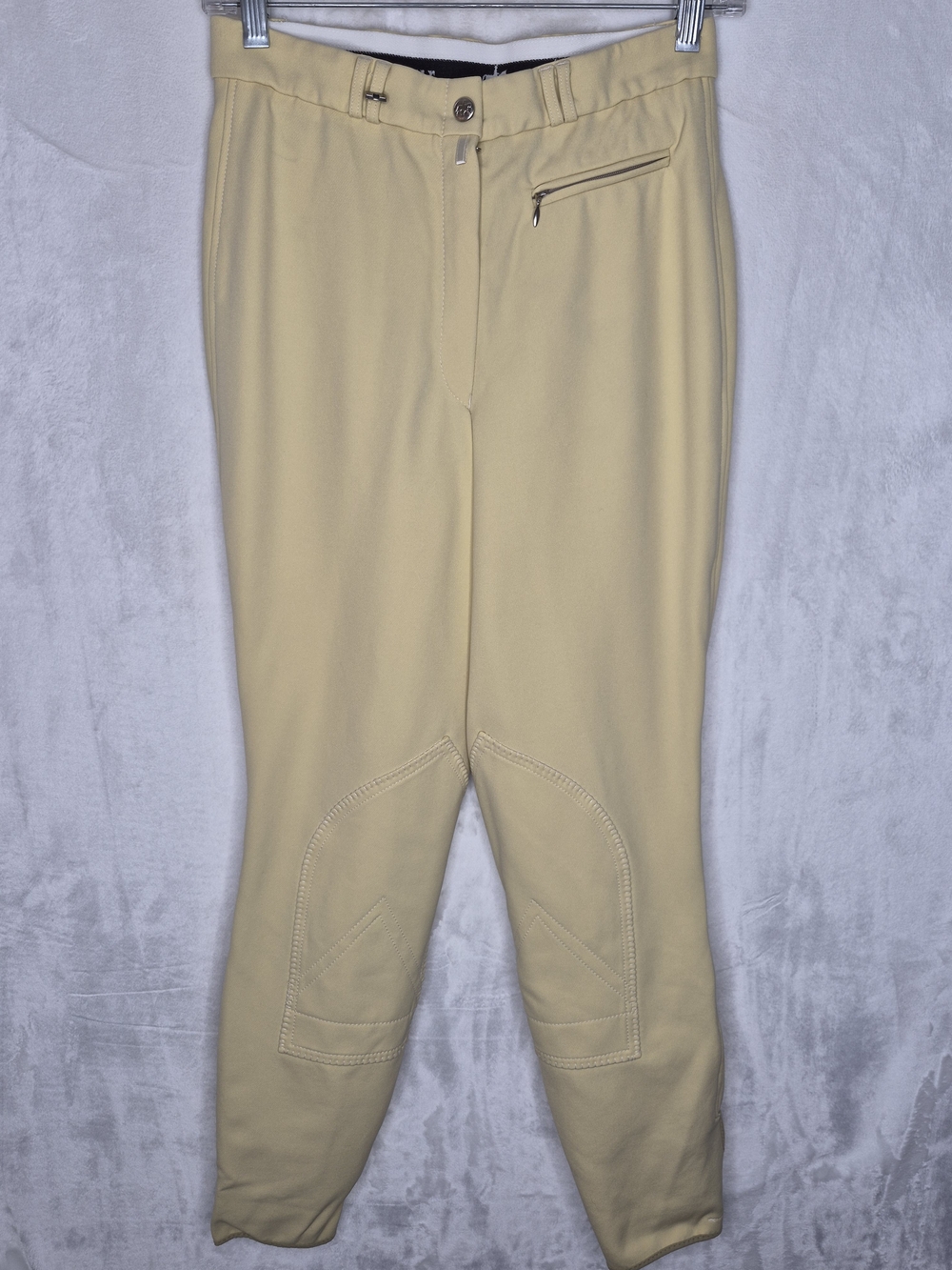 Vintage Pikeur Womens Equestrian Riding Breeches Pants‎ Light Yellow US 28